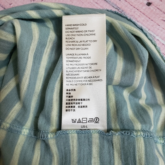 We The Free | Night Sky Stripe Tee in Sage Combo - Picture 11 of 14